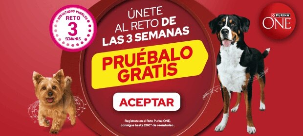 Únete al Reto de las 3 semanas de Purina ONE