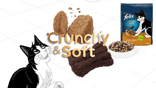 Gama Purina Felix Crunchy&Soft
