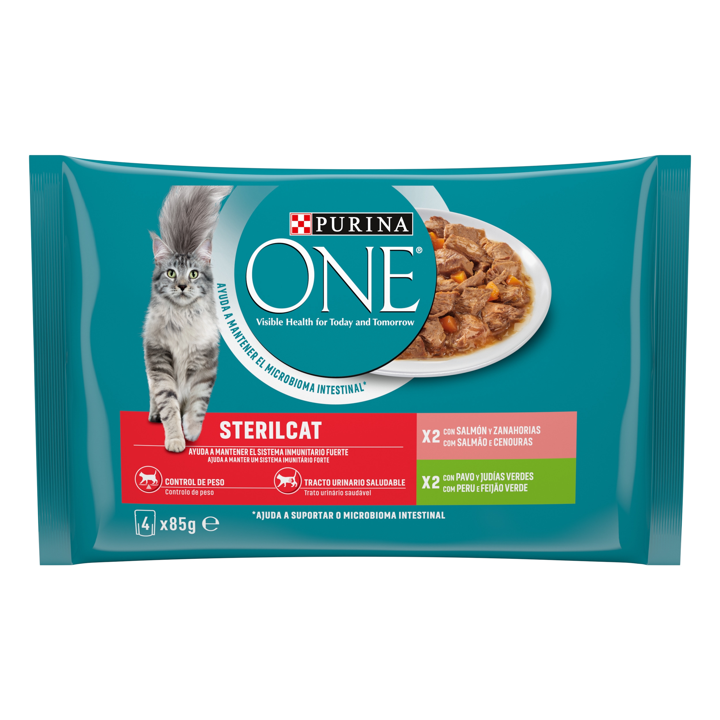 PURINA ONE® Comida Húmeda para Gatos Esterilizados