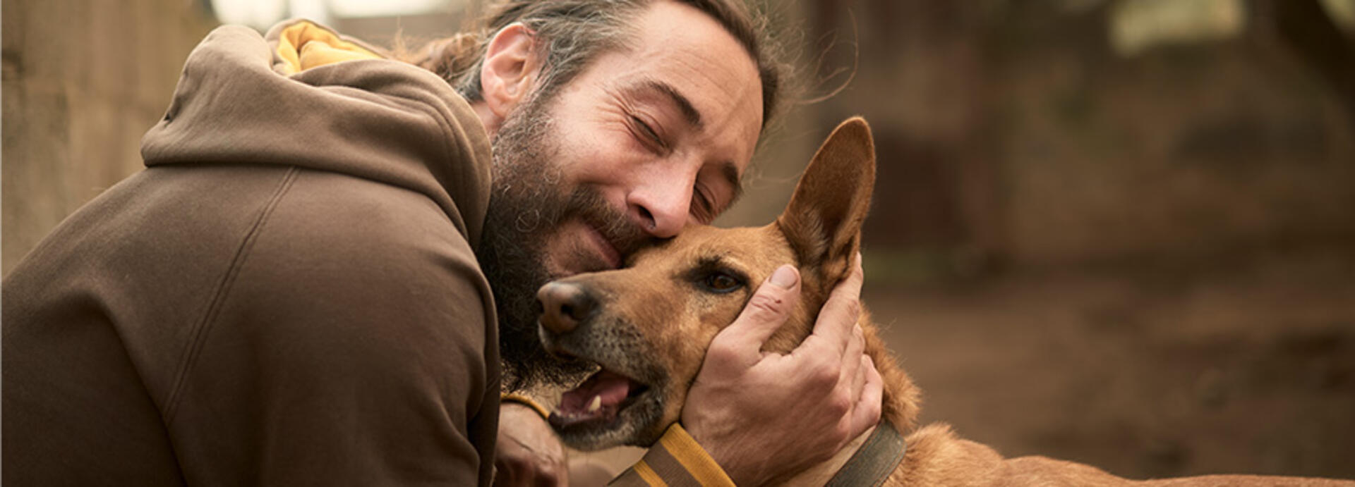 Hombre con perro
