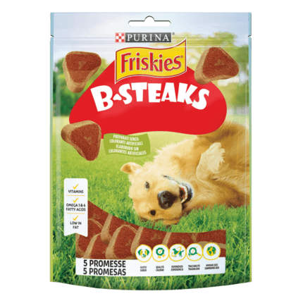 PURINA®  FRISKIES®  B-Steaks Vista Frontal