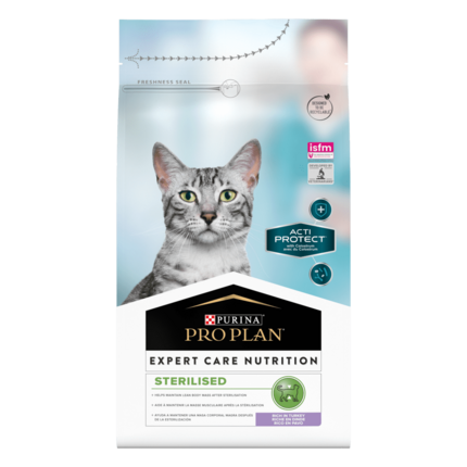 PURINA® PRO PLAN EXPERT CARE NUTRITION Gato Esterilizado Pavo Vista Frontal