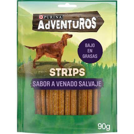 PURINA® AdVENTuROS Strips Aroma a Venado Vista Frontal