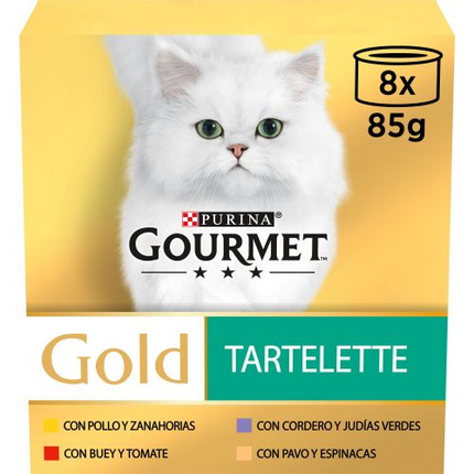 PURINA® GOURMET® Gold Tartelette Pack Surtido - Vista frontal de pack de producto
