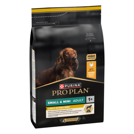 PURINA®  PRO PLAN®  Adult Small & Mini Light / Sterilised 3kg - 1