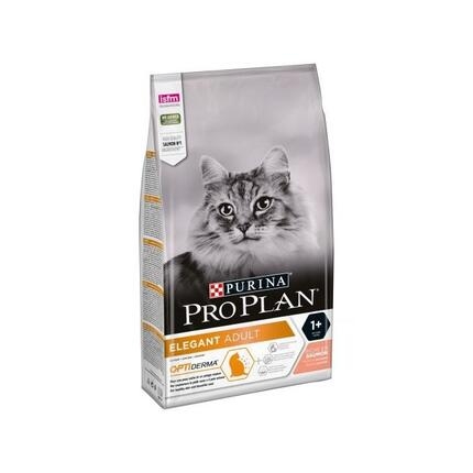 Saco Purina Pro Plan Elegant Adult con Optiderma, rico en salmón, para gatos adultos.