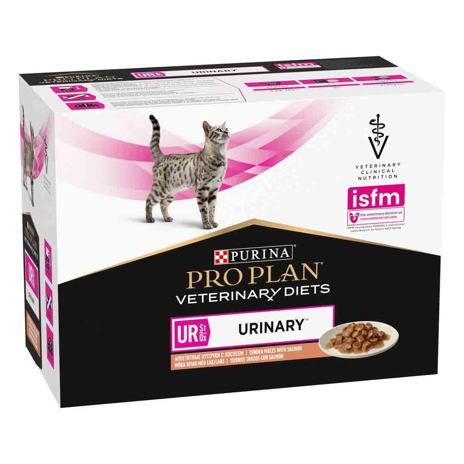 PURINA® PRO PLAN® VETERINARY DIETS Feline UR Urinary Sobres Salmón