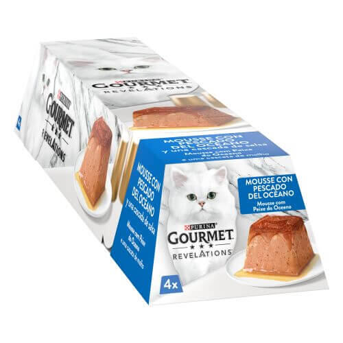 PURINA® GOURMET® Revelations Mousse con Pescado del Océano