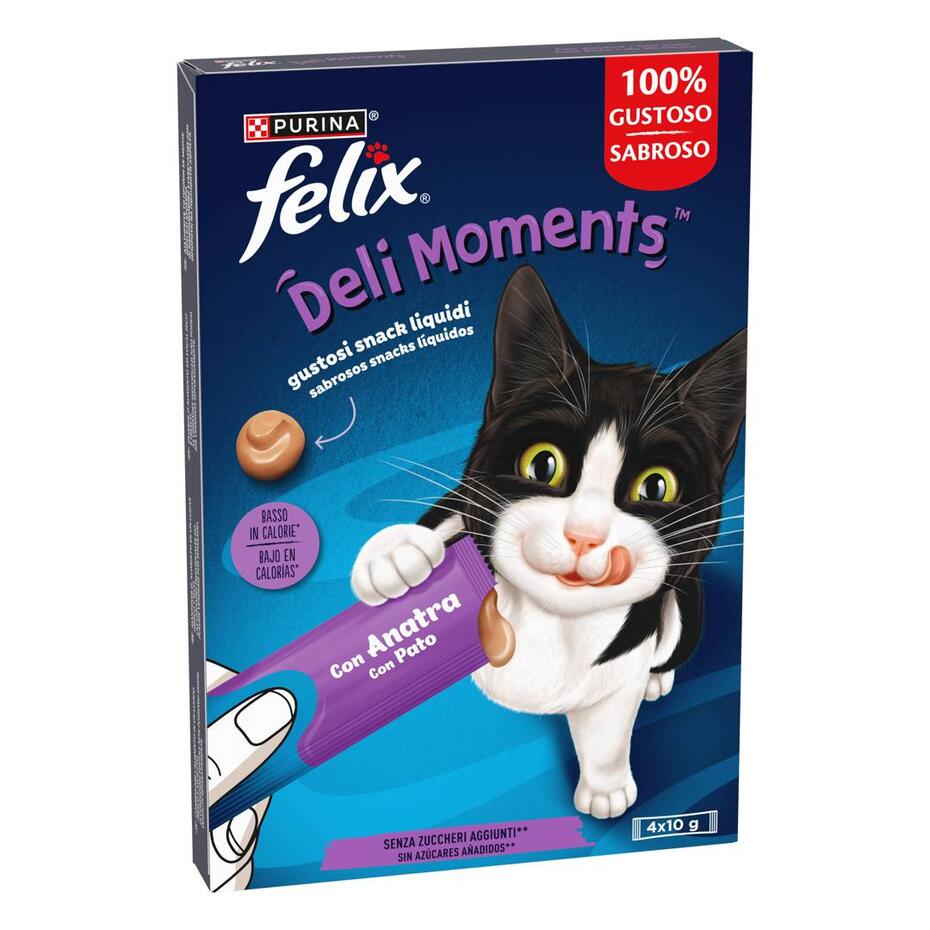 ​PURINA® FELIX® Deli Moments™ con Pato
