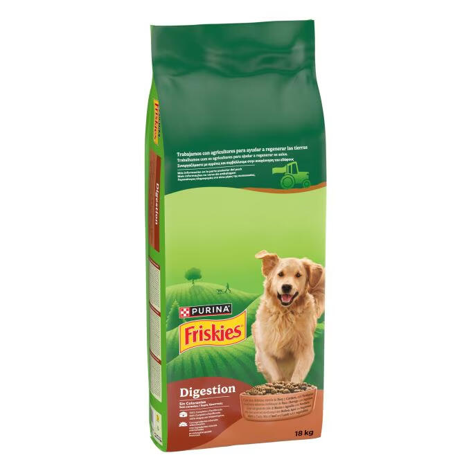 PURINA® FRISKIES® Digestion con Buey, Cordero y Verduras - 1