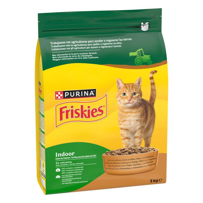 PURINA® FRISKIES®  Interior con Pollo, Pavo y Verduras