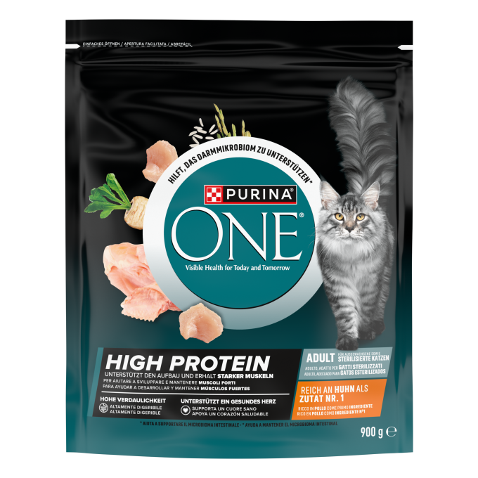 PURINA® ONE® High Protein Rico en Pollo - 1