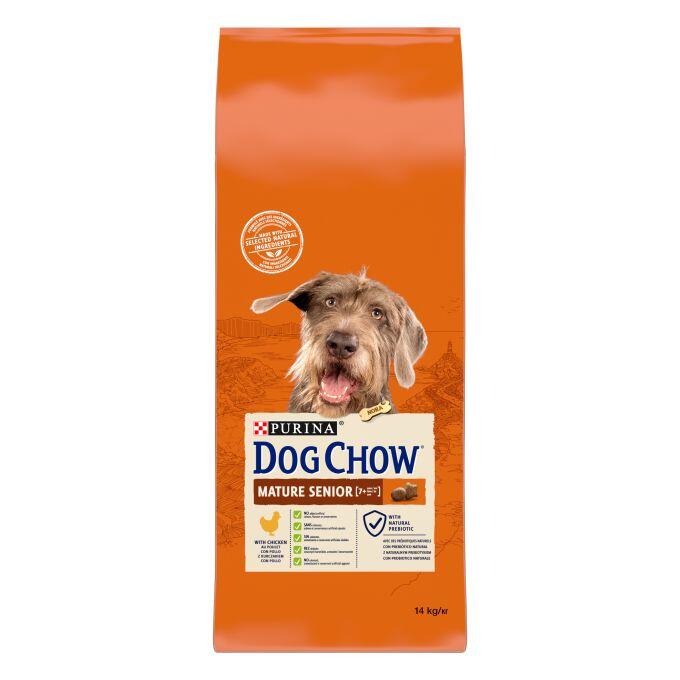 PURINA® DOG CHOW®  Mature & Senior Pollo 14 kg - 7613287575388 - 1