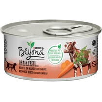 BEYOND® Grain Free Mousse Rica en Buey con Zanahorias Vista Frontal