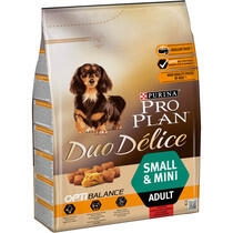 ​​PURINA® PRO PLAN® DUO DÉLICE Perro Adulto Pequeño rico en Buey Vista Frontal