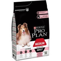 ​PURINA® PRO PLAN® Perro Adulto Mediano con Piel Sensible rico en Salmón Vista Frontal