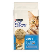 PURINA® CAT CHOW®​ 3 en 1 Rico en Pavo Vista Frontal