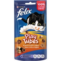 FELIX® Play Tubes Pollo e Hígado Vista Frontal