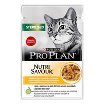 ​PURINA® PRO PLAN® Gato esterilizado con Pollo en Salsa Vista Frontal