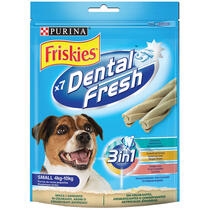 PURINA®  FRISKIES®  Dental Fresh Aliento Fresco perro pequeño Vista Frontal