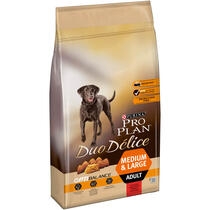 PURINA® PRO PLAN® DUO DÉLICE Perro Adulto Mediano rico en Buey Vista Lateral