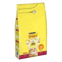 PURINA®  FRISKIES®  Hairball Gato Vista Lateral