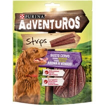 PURINA® AdVENTuROS Strips Aroma a Venado Vista Frontal