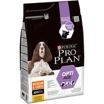 PURINA® PRO PLAN® Perro Adulto Mediano y Grande 7+ con Optiage rico en Pollo Vista Lateral