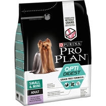 PURINA® PRO PLAN® GRAIN FREE Perro Adulto Pequeño y Mini Digestión sensible con Optidigest Vista Lateral