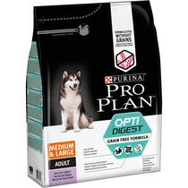 PURINA® PRO PLAN® GRAIN FREE Perro Adulto Mediano & Grande Digestión sensible con Optidigest Vista Lateral