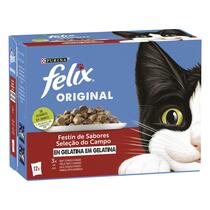 FELIX® Original Festín de Sabores en Gelatina 12x85g Vista Frontal