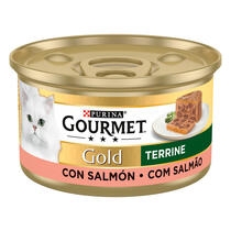 PURINA® GOURMET® GOLD Terrine con Salmón Vista Frontal