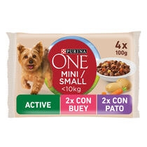 Purina ONE Mini Active Buey y Pato en salsa