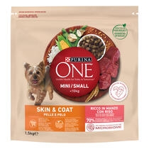 Purina ONE Mini Piel y Pelaje Buey y Arroz