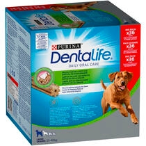 PURINA® DENTALIFE® Large Multipack 36 sticks Vista Frontal