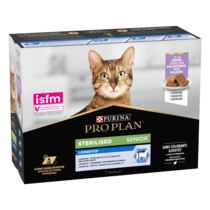 PURINA® PRO PLAN® Gato húmedo STERILISED 7+ Terrine Pavo