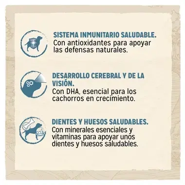 PURINA® DOG CHOW® para cachorros con Pollo Beneficios