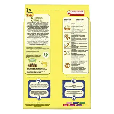 PURINA® FRISKIES® Esterilizado Pavo y Verduras Vista Trasera