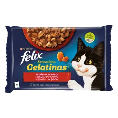 FELIX® Sensations Festin de Sabores en Gelatina Vista Frontal
