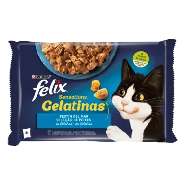 FELIX® Sensations Festín del Mar en Gelatina Vista Frontal