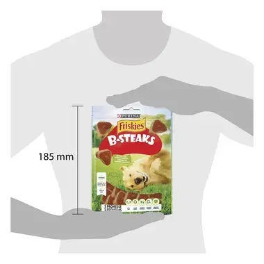 PURINA® FRISKIES® B-Steaks Vista Frontal