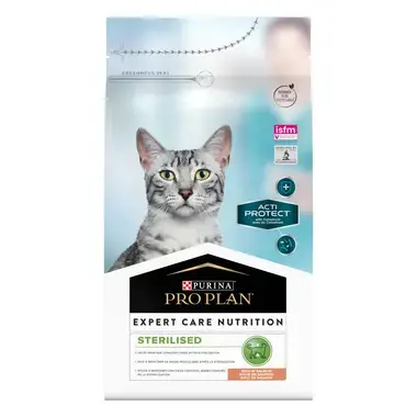 PURINA® PRO PLAN EXPERT CARE NUTRITION Gato Esterilizado Salmón Vista Frontal