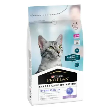 PURINA® PRO PLAN EXPERT CARE NUTRITION Gato Esterilizado +7 Pavo Vista Lateral