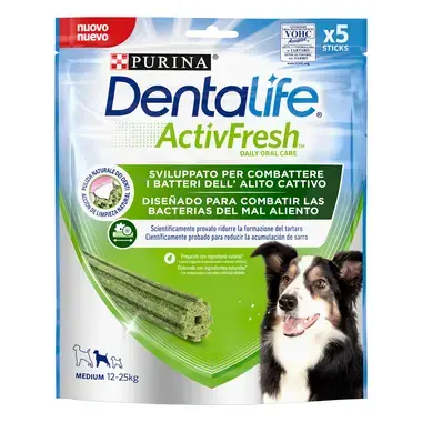 PURINA® DENTALIFE® Active Fresh Medium Vista Frontal