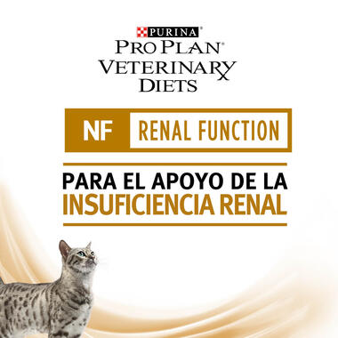 PURINA® PRO PLAN® VETERINARY DIETS Feline NF Renal Function Sobres Pollo Beneficios