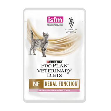 PURINA® PRO PLAN® VETERINARY DIETS Feline NF Renal Function Sobres Salmón Vista Frontal