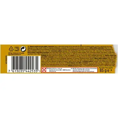 PURINA® GOURMET® GOLD Tartelette con Pollo y Zanahoria Vista Trasera