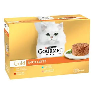 PURINA® GOURMET® GOLD Tartelette MultiVariedad Vista Frontal