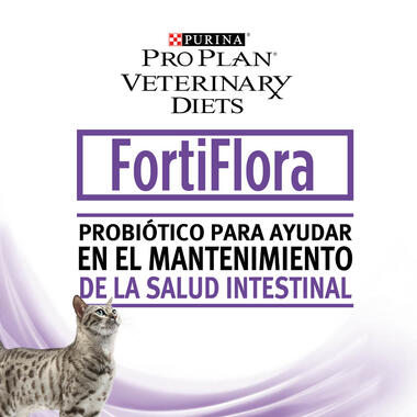 PURINA® PRO PLAN® VETERINARY DIETS Feline Fortiflora Beneficios