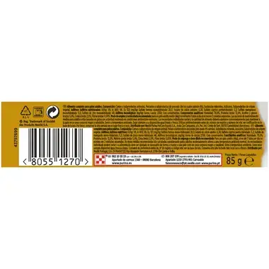 PURINA® GOURMET® GOLD Terrine con Salmón Vista Trasera